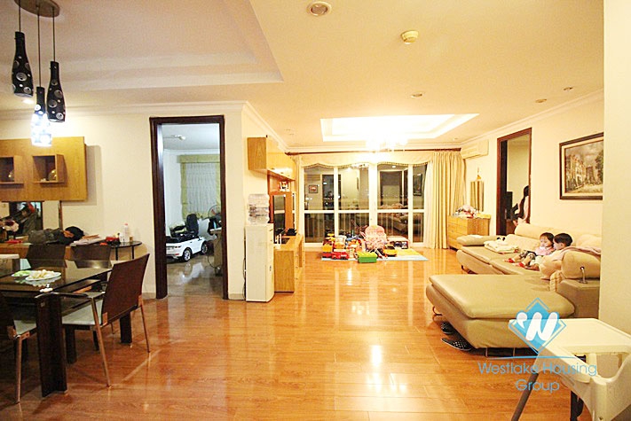 04 bedrooms apartment with big balcony for rent in Ciputra, Tay Ho